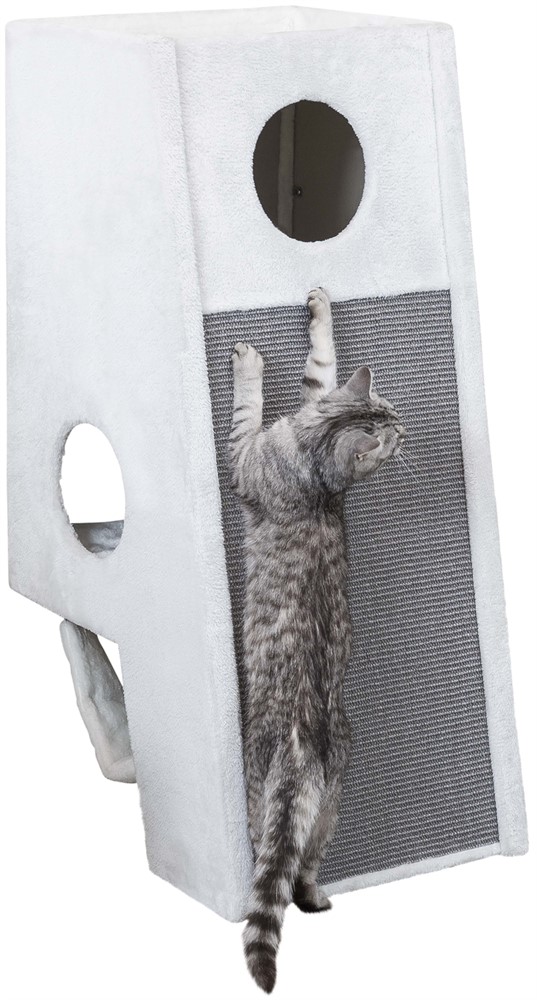 Kiipeilykaluste seinälle 110cm harmaa Trixie - Kissan keskikokoiset raapimapuut - 047528 - 1