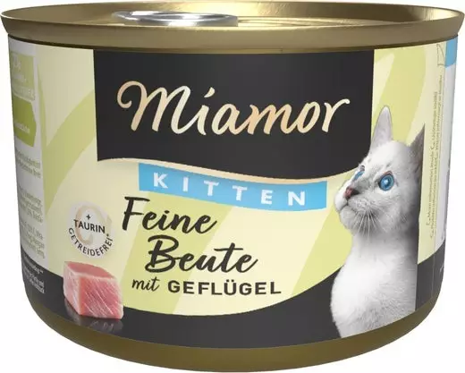 Kitten Siipikarja 185g Feine Beute Miamor - Kissanpennun säilykkeet ja kasvatusruoat - 014258 - 3