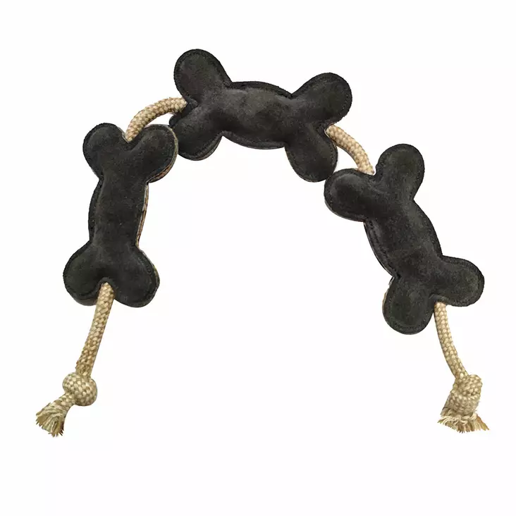 Koiranlelu Luut narussa mokkaa Hansbo Sport - Koiran pehmolelut - 036618 - 1