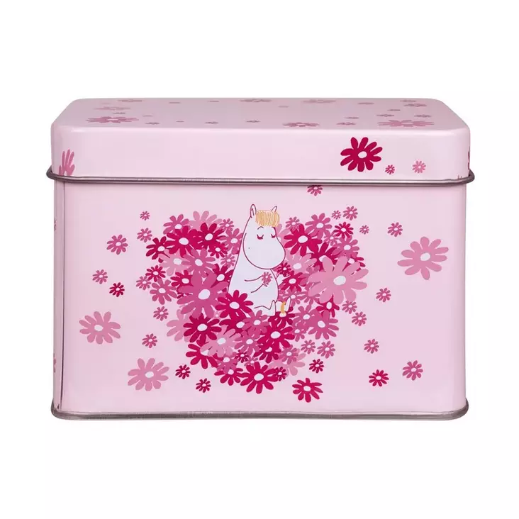 Kukkasydän-teepurkki pinkki Muumi - Koti ja sisustus - 055708 - 1