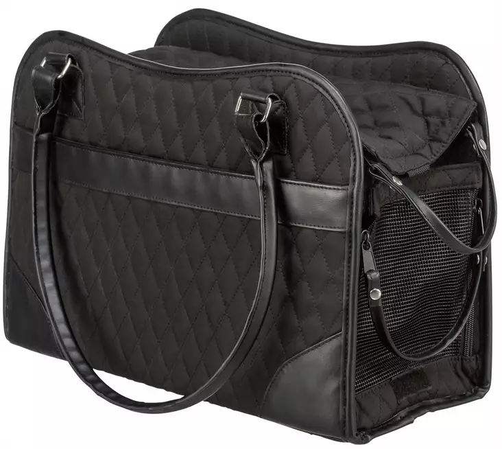 Kuljetuskassi Amina 18x29x37 matta musta Trixie - Koiran pyöräkorit ja kantokassit - 052918 - 1