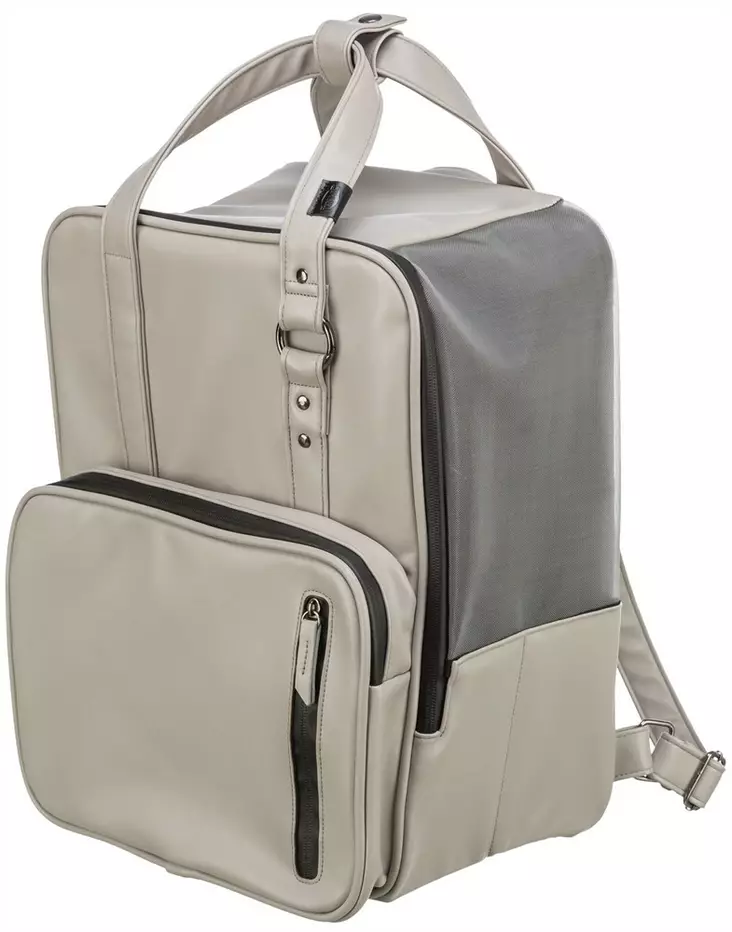 Kuljetusreppu Citystyle 30x20x40cm harmaa Trixie - Koiran pyöräkorit ja kantokassit - 048318 - 1