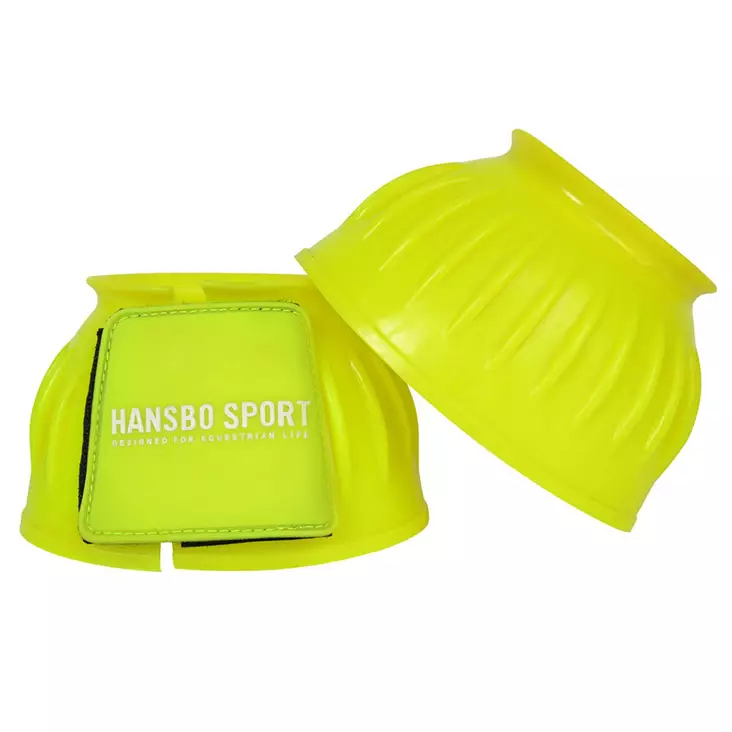 Kumiputsit Neon tarrakiinnityksellä keltainen Hansbo Sport HS - Putsit, skalpparit ja kaviosuojat - 060018 - 1