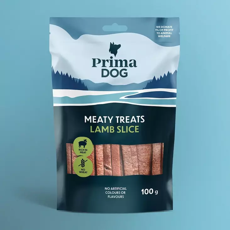 Lammasviipale 100g Meaty Treats PrimaDog - Koiran herkut ja makupalat - 059018 - 1