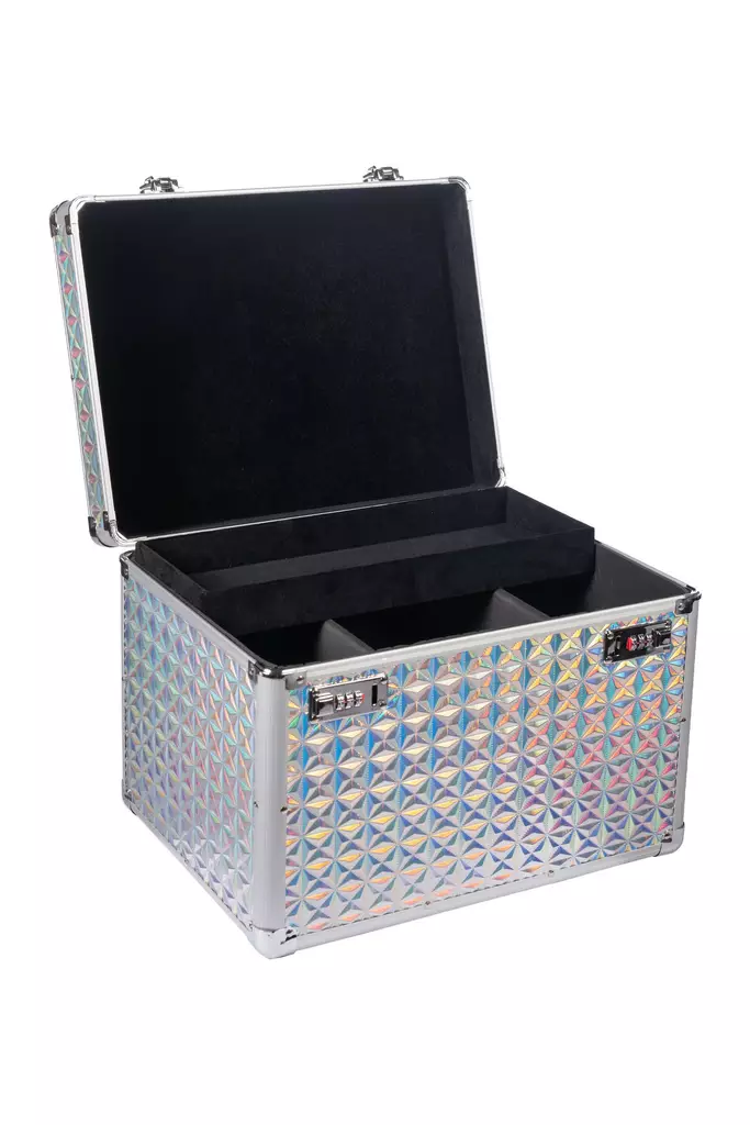 Tarvikeboxi Gloss alumiinivahvisteilla hopea 38x28x30cm HKM-sports - Hevosen varusteiden kuljetus ja säilytys - 054088 - 1