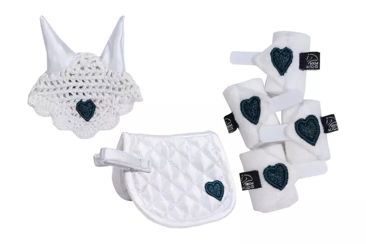 Leikkihevosen kisasetti Competition set Cuddle Pony white-dark blue HKM-sports - Koti ja sisustus - 057758 - 1
