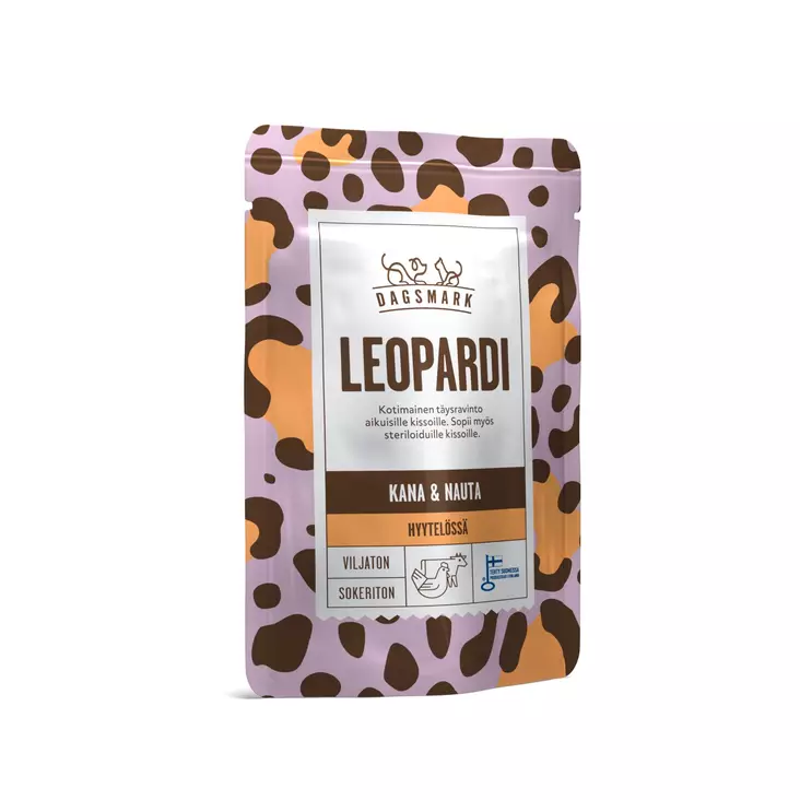 LEOPARDI 80g pss hyytelö Dagsmark - Aikuisten kissojen säilykkeet - 030648 - 2