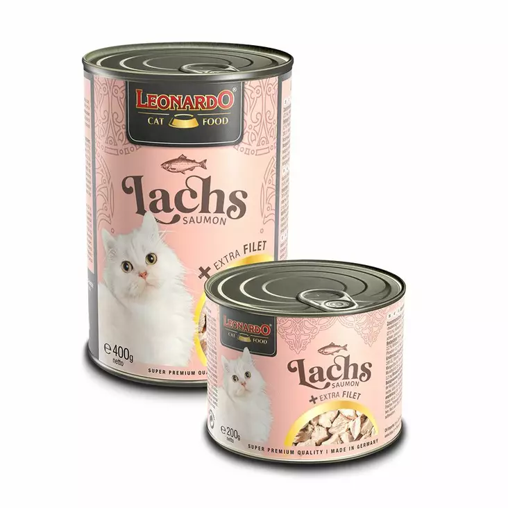 Lohi Kanafile 200g Extra Filet Leonardo - Aikuisten kissojen säilykkeet - 043938 - 1