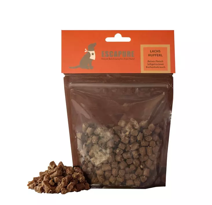 Lohi lihapala 150g 100% lohi Escapure - Koiran herkut ja makupalat - 009628 - 1