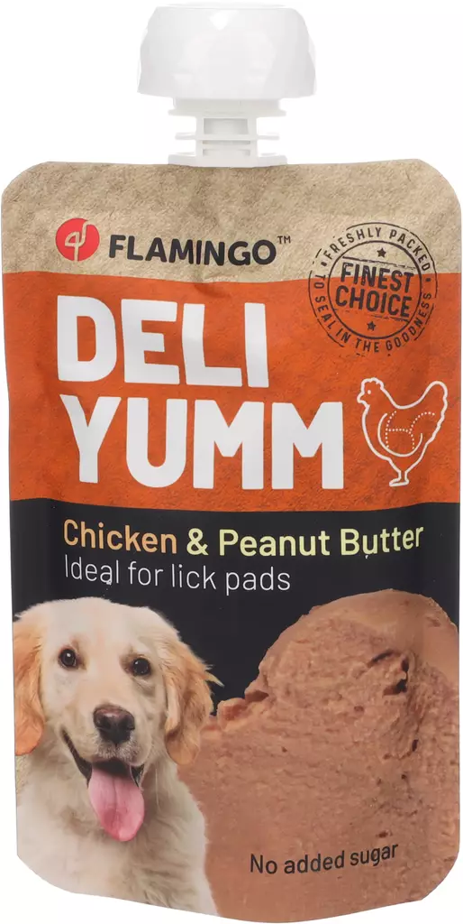 Makutahna kana-maapähkinä 90g Deli Yumm - Koiran herkut ja makupalat - 050448 - 1