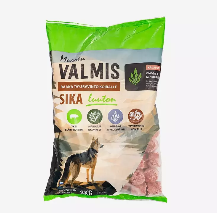 Murren VALMIS sika 3kg MUSH - Pakaste täys- ja täydennysravinnot - 059698 - 1