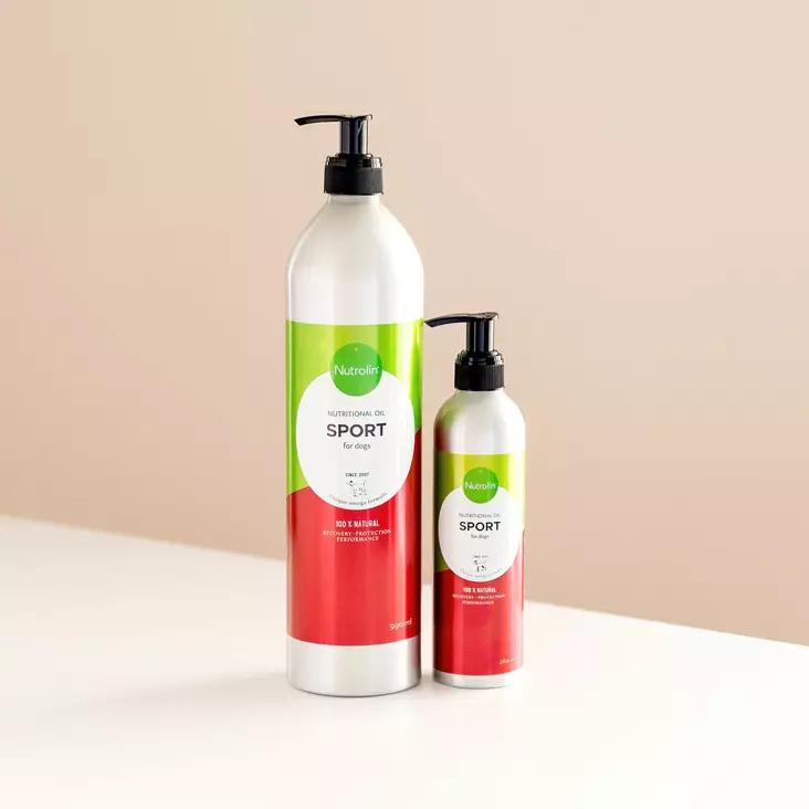 Nutrolin Sport ravintoöljy aktiivisille ja työskenteleville koirille. - Koiran ravintoöljyt - 051928 - 1