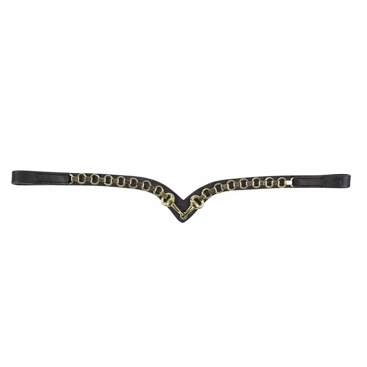 Otsapanta Bett ketju musta-kulta Hansbo Sport - Hevosen otsapannat - 056558 - 1