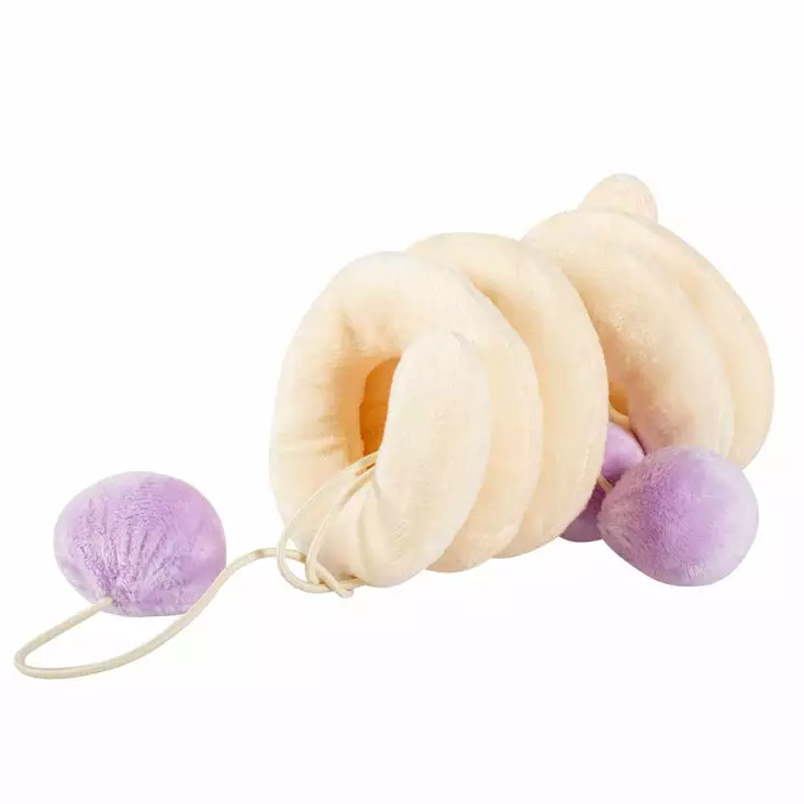 Pehmojousi Twister kulkusilla 36x10cm beige Coockoo - Kissan pehmolelut - 050818 - 1