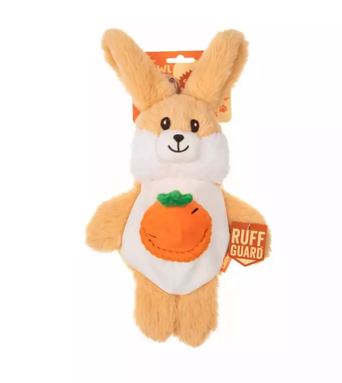 Pehmopupu Snackerz Bentley the Bunny ruskea-valkoinen Growl - Koiran pehmolelut - 055338 - 1