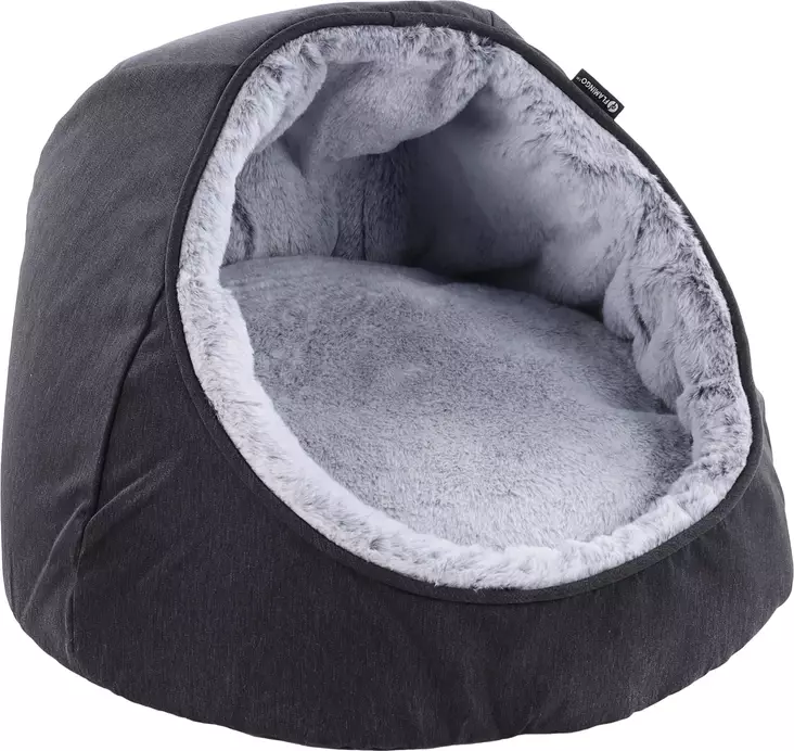 Pesäiglu Dorsa 46x46x36cm musta-harmaa Flamingo - Koiran pesäpedit - 057478 - 1
