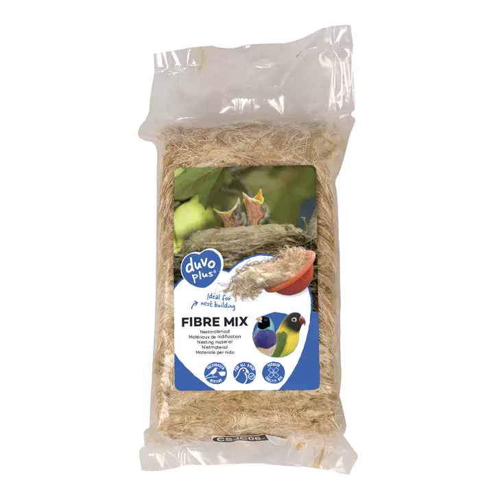 Pesämateriaali Fibre Mix 100g Duvo+ - Lemmikkilintujen kylpyastiat ja pesät - 043898 - 1