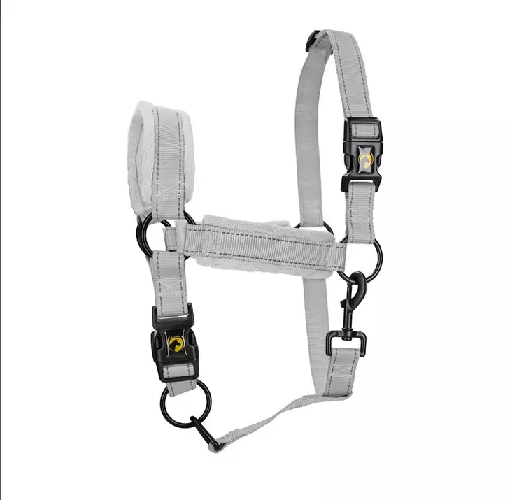 Pikalukkoriimu Excellent Superior MINI FOAL harmaa HAC - Hevosen nylonriimut - 047598 - 1