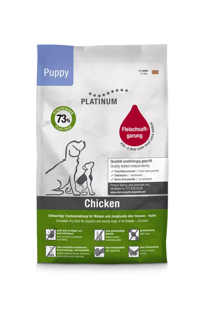 Puppy Chicken Platinum - Kuivaruoat pennuille ja kasvatukseen - 005558 - 2