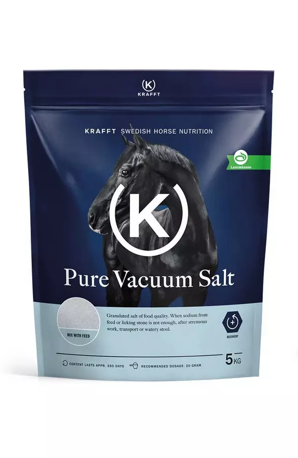 Pure Vacuum Salt 5kg Krafft - Hevosen suola ja nuolukivet - 049438 - 1