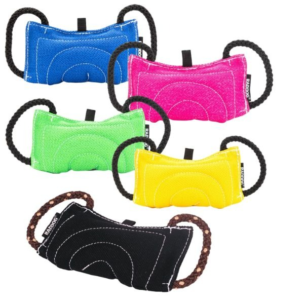 Purutyyny Globus nylon 25x12cm 2-kahvaa eri värejä Raddog - Motivointipatukat, -pallot, purutyynyt - 048178 - 1