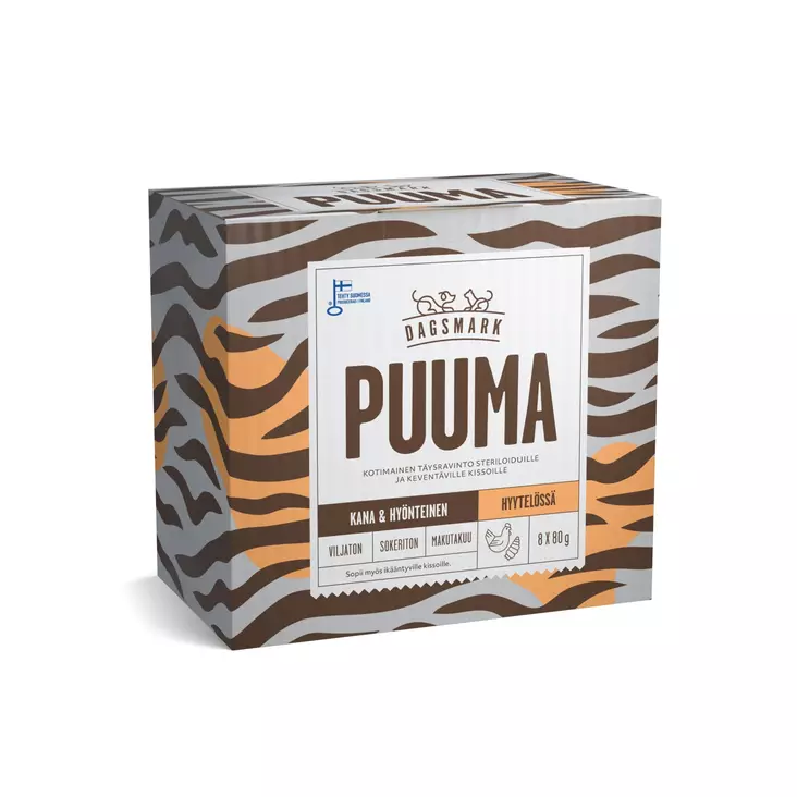 PUUMA 8x80g pss hyytelö Dagsmark - Aikuisten kissojen säilykkeet - 034418 - 2