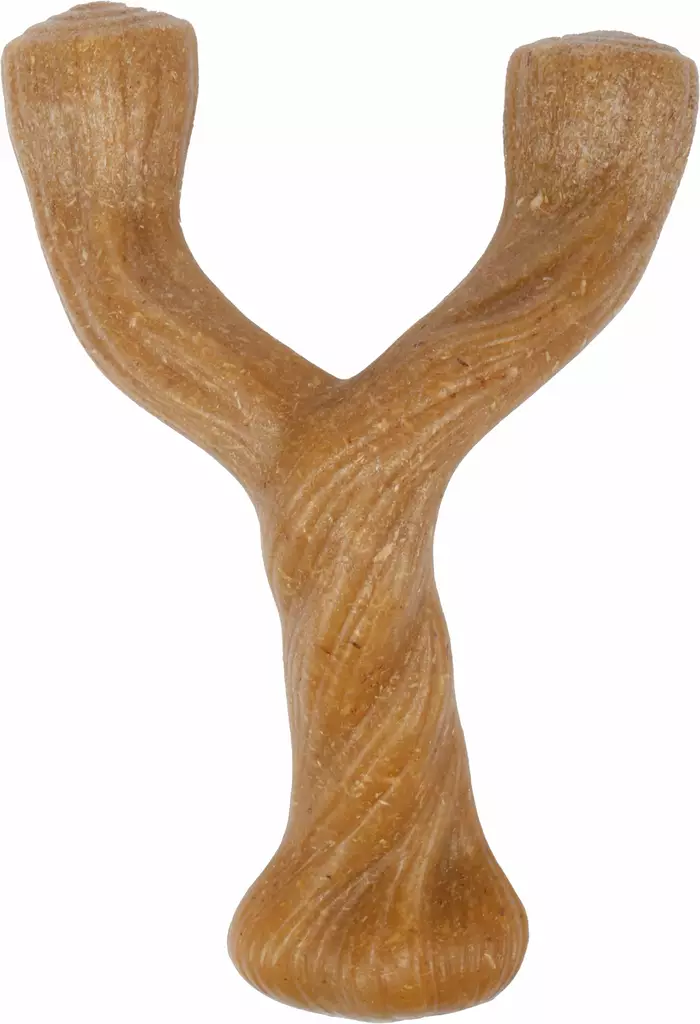 Purulelu Nyl'o Wood naudan maku Flamingo - Koiran keppi-, rengas- ja noutolelut - 057398 - 1