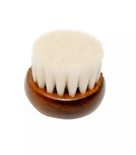 Puuteriharja puuvarsi luonnonvillaharjakset ruskea Tauro Pro Line - Koiran harjat, karstat ja suat - 051648 - 1