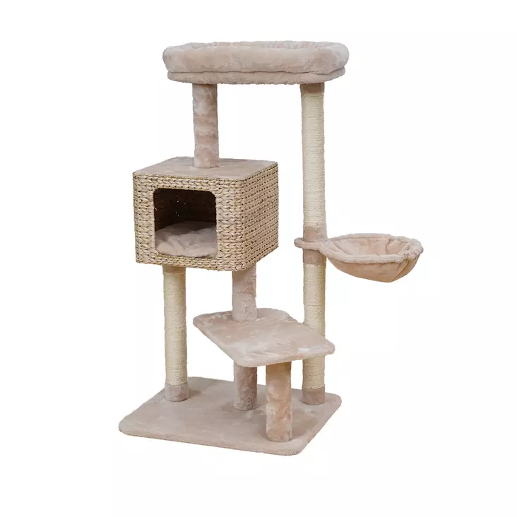 Raapimapuu Bogota 114cm beige EBI - Kissan keskikokoiset raapimapuut - 048648 - 1