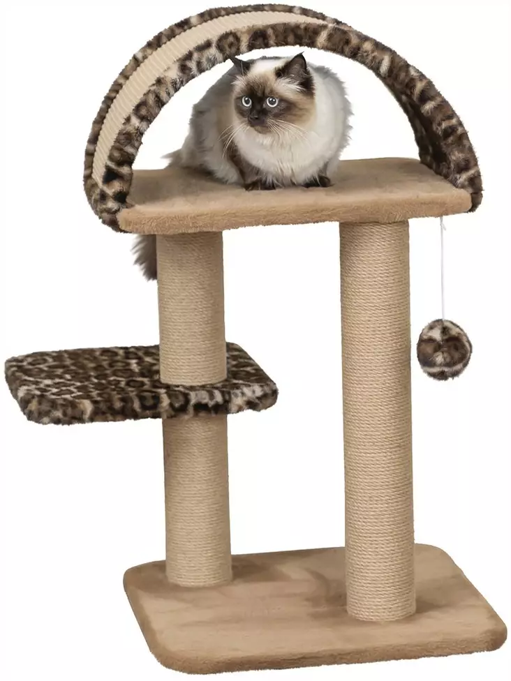 Raapimapuu Leo 85cm ruskea Trixie - Kissan pienet raapimapuut - 059418 - 1