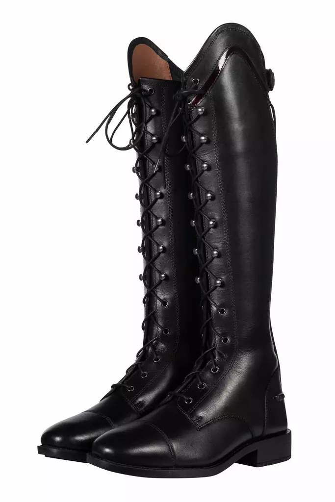 Ratsastussaappaat Glam Lace Kids KLS long/extra slim mustat HKM-sports - Ratsastuskengät ja -saappaat - 056938 - 1