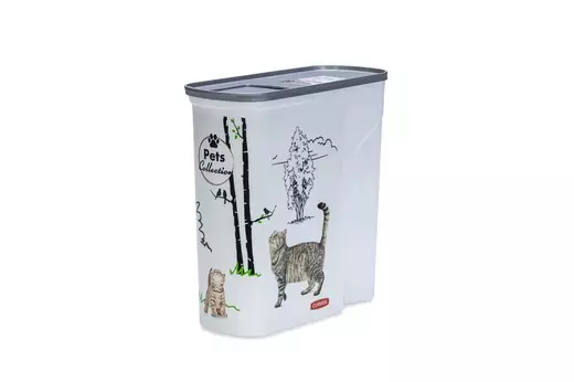 Ruoansäilytysastia 6L kissakuvioitu Karlie - Kissan ruoansäilytys ja annostelu - 051638 - 1