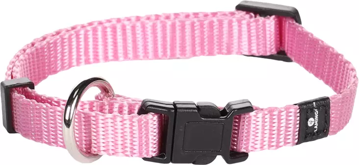 Säädettävä panta pistolukolla Ziggi nylon XS pinkki Flamingo - Koiran pika- ja pistolukkopannat - 050718 - 1