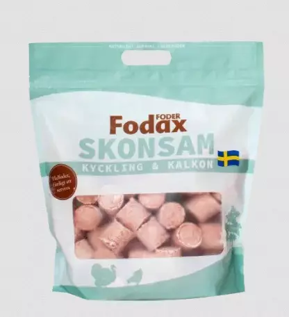 Skonsam kana kalkkuna 1,5kg Fodax - Pakaste täys- ja täydennysravinnot - 059968 - 1