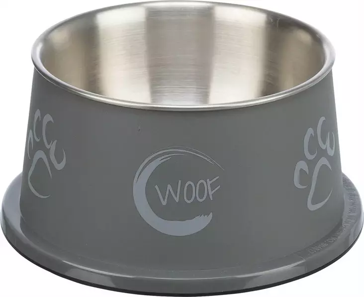 Spanielikuppi tassu/woof 900ml Trixie - Koiran metallikupit ja telineet - 025528 - 4