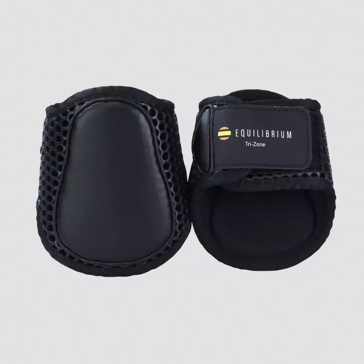 Takasuojat Tri-Zone Fetlock Boots mustat Equilibrium - Hevosen vuohis- ja hivutussuojat - 048458 - 1