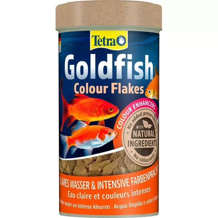 Goldfish Colour Flakes 250ml Tetra - Akvaariokalojen ruokinta & lisäravinteet - 044248 - 2