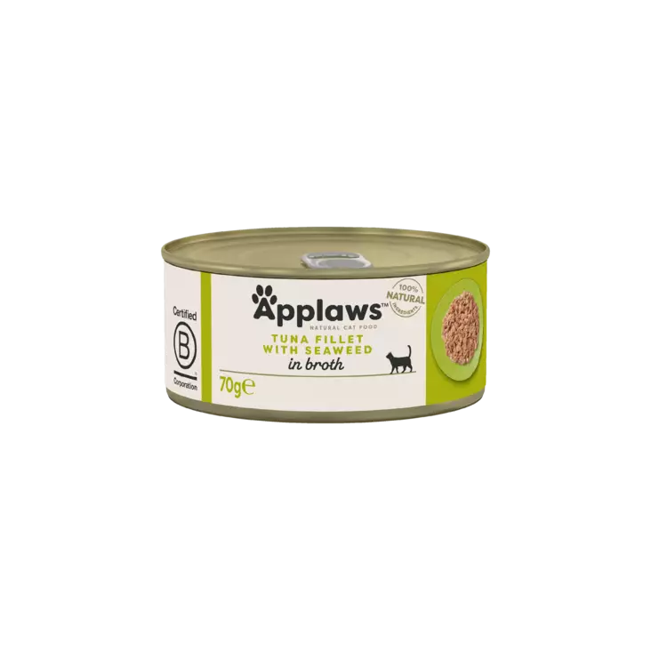 Tonnikala merilevä 70g tlk Applaws cat - Aikuisten kissojen säilykkeet - 003688 - 3
