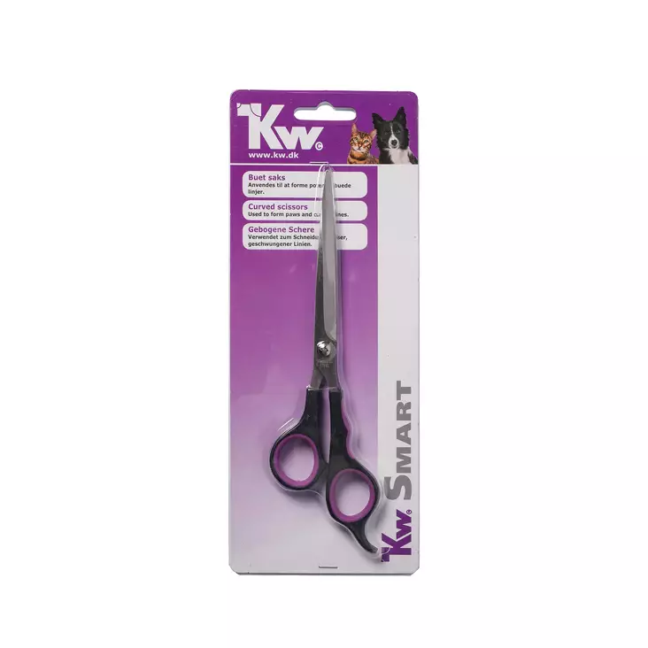 Trimmaussakset kaarevat 20cm KW Smart - Koiran trimmaussakset - 044828 - 1