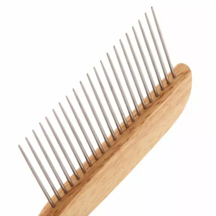 Villakoirakampa Professional XL-piikit puuvarrella Groom -X - Koiran kammat - 057178 - 1