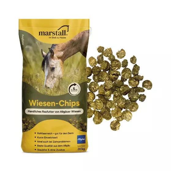 Wiesen Chips 20kg heinäpelletti Marstall - Viherpelletit ja -kuutiot - 057948 - 1
