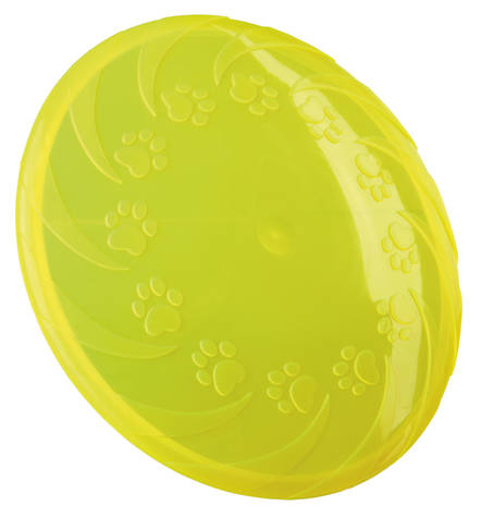 Frisbee TPR kelluva 18cm eri värejä Trixie - Koiran pallot ja heittolelut - 018289 - 1
