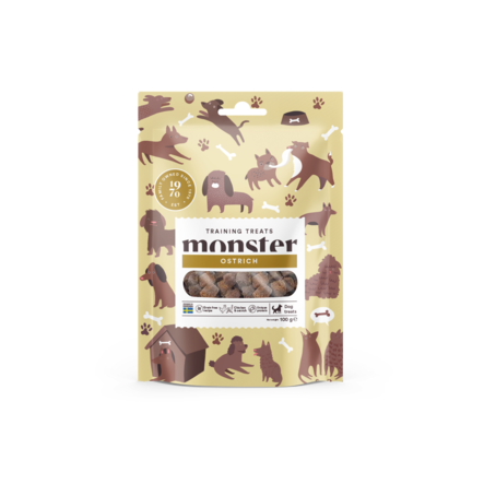 Namipala strutsi kana 100g Dog monster - Koiran herkut ja makupalat - 036449 - 1