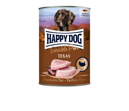Texas Kalkkuna Sensible Pur Happy Dog - Koiran säilykkeet aikuisille koirille - 017789 - 2