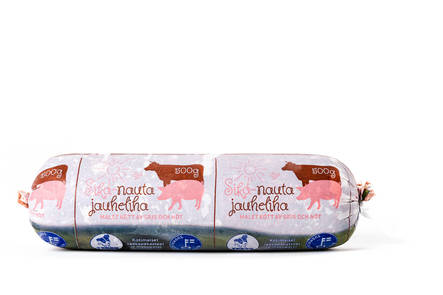 Sika-Nauta jauheliha 500g luuton Tessu - Koiralle pakastelihat ja -elimet - 028979 - 1