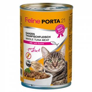 Tonnikala Surimi 400g Feline Porta21 - Aikuisten kissojen säilykkeet - 018209 - 1