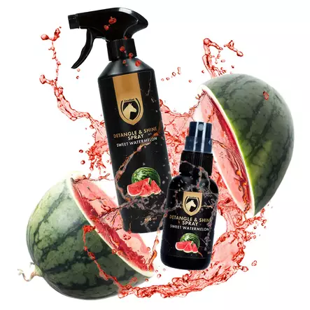 Harjaussuihke Detangle & Shine Spray Sweet Watermelon Excellent Horse - Hevosen hoito-, ja kiillotusaineet - 056389 - 2