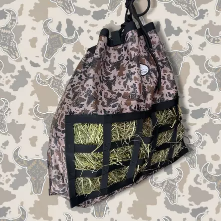 Heinäkassi Cattle Drive 57x55x22cm 8,5x5,5cm silmäkkeillä Schulz Equine - Hevosen ruokinta-astiat ja ämpärit - 056399 - 2