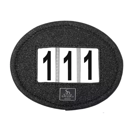 Kilpailunumero Midnight Sparkle musta SD Hollywood - Ratsastajan asusteet - 051909 - 1