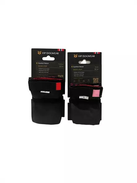 Koiran tossut Comfort Fleece Booties 4kpl musta V.I.P Dogwear - Koiran tossut, sukat ja korvasuojat - 056099 - 1